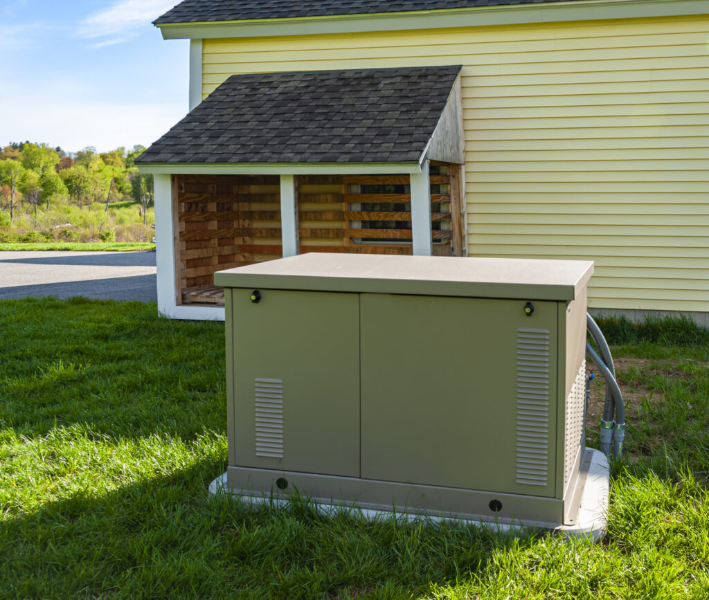 standby generator outside